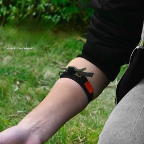 Resim Tek Ellikli Hızlı Çıkarma Tokalı Tourniquet - Dayanıklı Naylon, Kamp ve Yürüyüş için Dış Mekan Kurtarma Ekipmanı, Güvenli ve Kolay Kullanım Tournique 