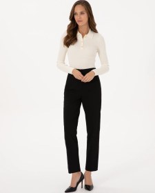 Resim Pierre Cardin Kadın Siyah Pantolon 50318977-vr046 