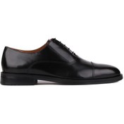 Resim Shoetyle - Siyah Açma Deri Bağcıklı Erkek Klasik Ayakkabı 250-2730-827-siyah 