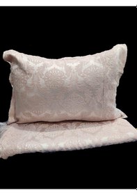 Resim 6 Parça Çift Kişilik Güpürlü Pike Takımı Damaks Pudra 