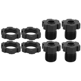 Resim Tenfowee Traxxas 1/10 E-revo/e-maxx İçin 17mm Aluminyum Jant Hex Koppling, Sağlam Ve Dayanıklı Rc Aksesuarı 4 Adet 