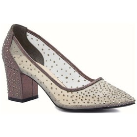 Resim Gedikpaşalı End 20y 5167 Platin Bayan Ayakkabı Abiye Platin 