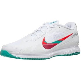 Resim Nike Zoom Vapor Pro Hc Beyaz Yeşil Kadın Tenis Ayakkabısı 