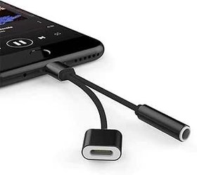 Resim Microcase iPhone Lightning Splitter Şarj ve Kulaklık Çevirici Model IKD103 