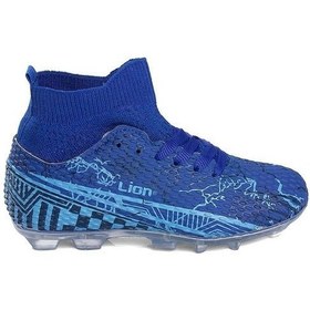 Resim Lion Super Mercury Bilekli Çoraplı Krampon Futbol Ayakkabısı Lion-571-kr Sax Laci Saks - Lacivert 