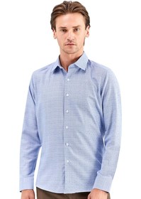 Resim Imza Slim Fit Uzun Kollu Erkek Gömlek-S 