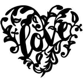 Resim Genel Markalar Byr002 Yapraklı Love Sticker Oto Motor Laptop Duvar Folyo Sticker 50X40 Cm [Efsngrck] 