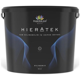 Resim Pamukkale Hieratek Ipek Mat Silikonlu Iç Cephe Boyası 7.5 Lt 