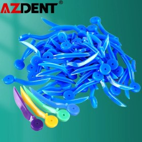 Resim Kecilila 100 Adet/kutu Diş Tek Kullanımlık Kama Delikli Tüm 4 Boyutları Diş Boşluğu Toksik Olmayan Tıbbi Sınıf Plastik Diş Hekimliği Laboratuar Araçları (Yurt Dışından) 