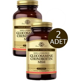 Resim Solgar Glucosamine Chondroitin Msm 60 Tablet 2 Adet 