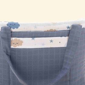 Resim Bebek Bakım Çantası - İndigo Muslin - Mavi Bulut 