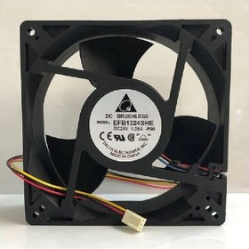 Resim Delta Efb1324she-f00 ,127x38mm 24vdc 200-cfm 3-kablo Fan 