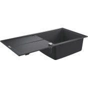 Resim Grohe K400 Kuvars Kompozit Eviye 60 -C 100/50, Granit Siyah Rengi - 31641AP0 