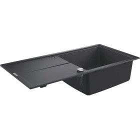 Resim Grohe K400 Kuvars Kompozit Eviye 60 -C 100/50, Granit Siyah Rengi - 31641AP0 