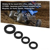 Resim Moveevo Gy6 125cc-150cc Motorlar İçin 4'lü Kauçuk Yağ Mühür Seti, Dayanıklı Ve Kolay Kurulum, Oem 42395076 - Scooter, Atv, Moped Uyumlu 