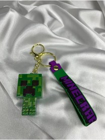 Resim CEBECİOTO MINCRAFT MODEL3 ANAHTARLIK,MOTOR ARABA ÇANTA AKSESUARI 