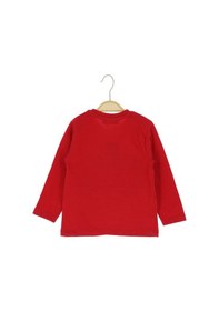 Resim Crassi Erkek Çocuk Sweatshirt Yazılı Bordo 