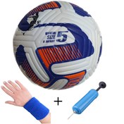 Resim Avessa BSF-035 4 Astar 420 gr No:5 Futbol Maç Topu Orta Sertlikte + El Pompası + Havlu Bileklik 
