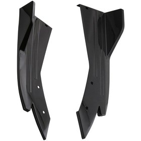 Resim Araba Evrensel Arka Köşe Kapağı Arka Tampon Koruyucu Köşe Arka Dudak Arka Kürek Siyah 