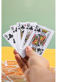 Resim Kırmızı Pvc Plastik Su Geçirmez İskambil Poker Oyun Kağıdı Rd60kr 