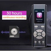 Resim Lemestar "v03 Hd Renkli Ekranlı Dijital Ses Kayıt Cihazı - 16gb Dahili Hafıza, Mp3 Çalar, Uzun Süreli Kayıt" 