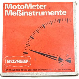 Resim gcstore Motometer Civalı Hararet Saati 2Mt 60mm Orijinal Alman Malı Eski Üretim (40°C-120°C İkazl) Germany 