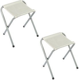 Resim Funky Chairs 600d Oxfort Lüks Kumaş, 500 gr Katlanabilir Alüminyum Kamp,balıkçı Taburesi2 Adet 