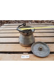 Resim BEGÜLDAN Eski Bakır Kapaklı Yoğurt Helkesi 1,5 Litre Beg_3482 