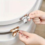 Resim Eller Serbest Tuvalet Kapağı Açacağı - Temiz Eller için Çok Amaçlı Banyo Aksesuarı 