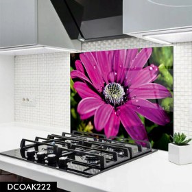 Resim Olinpa Cam Ocak Arkası Koruyucu | Çiçek 