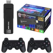 Resim Byoztek Byoztek GT65 4K Ultra Hd Android Tv Box Game Stick 10000+ Oyun 64 GB 