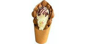 Resim Happy Icecream Happy Bubble Waffle Makinesi (Extra Güçlendirilmiş Teflon ve Element) Hpy-Bubble 