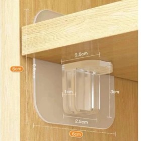 Resim Eco Lounge Yapışkanlı Raf Tutucu Seti 4 Adet 