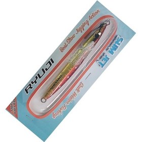 Resim Ryuji Slim Jet 9cm 30gr Metal Jig Yem Red Gold Glow 