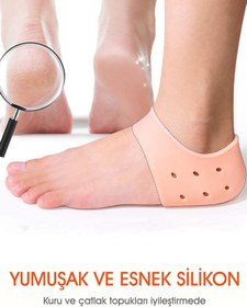 Resim başarı ortopedi Jel Topukluk Tabanlık Topuk Dikeni Için %100 Jel 2 Adet çorap 