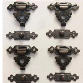 Resim Ars Dekoratif Klips Mini Tavla Klipsi Antik Siyah Renk 50 Adet 