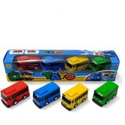 Resim Tayo Otobüs 4 Lü Çek Bırak Otobüs Sevimli Tayo Gani Rogi ve Lani 