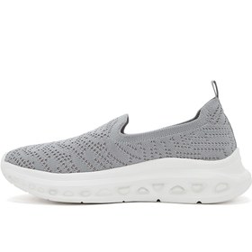 Resim Derimod Zero Kadın Gri Kalın Tabanlı Sneaker 25SFE49546F 