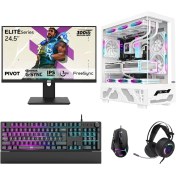Resim Dragos DRX7787 R7-7800X3D 32 GB 2 TB Gen4 Nvme SSD 16 GB RTX5060Tİ 24.5" Free Dos Masaüstü Oyuncu Bilgisayarı 