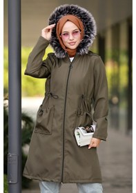 Resim Bestenur Mandes Tünel Kemerli Mont 592 - Haki 