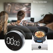 Resim 1 adet LED Mutfak Saati - Döner, Pil ile Çalışır (Piller Dahil Değildir) - Pişirme ve Fırınlama için Dayanıklı ABS, Kullanımı Kolay, Spor, Zorluklar ve Günlük Görevler için Mükemmel - Modern Tasarım, İdeal Anneler Günü Hediyesi, Pişirme için Mutfak Saati 