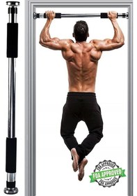 Resim Desfabe Krom Koridor Kapı Barfiks Barı Ayarlanabilir 62 - 100 CM 