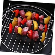 Resim Gadpiparty Verimli Pişirme Için 6 İnçlik Hava Fritözü İstife Edilebilir Raf Paslanmaz Çelik Buhar Rafı 