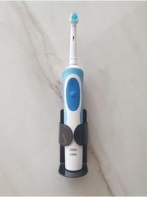 Resim LOVYCO Oral-b Paslanmaz Çelik Duvara Monte Tutucu Şarjlı Diş Fırçaları Için (YAPIŞKANLI) 