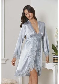 Resim Pierre Cardin Kadın 4'lü Mist Saten Takım Gelin Çeyiz Seti 7045 001 