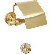 Resim Maya Line Pvd Gold Kapaklı Kağıtlık %100 Pirinç 