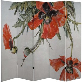 Resim dbsanat Çiçek Temalı Özel Tasarım Paravan Room Divider 180 x 200 cm 