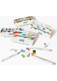 Resim Acrea Paint Marker Set Of 6 Deep Colours 