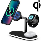Resim ZSZH UD23 15W 3 1 Masaüstü Alüminyum Alaşım Wiress Charger (Yurt Dışından) 