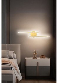 Resim Sare Aplik Eskitme Renk Modern Tasarım - Hol - Banyo - Mutfak -salon-yatak Odası Gün Işığı Led Aplik Eskitme 
